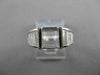 ESTATE 1.8CT DIAMOND 14K WHITE GOLD GRADUATING SEMI MOUNT ENGAGEMENT RING #21143