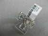 ESTATE .60CT DIAMOND 14K WHITE GOLD 3D HEXAGON INFINITY WEDDING ANNIVERSARY RING