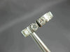 ESTATE WIDE .74CT DIAMOND 14K WHITE GOLD 5 STONE CHANNEL ANNIVERSARY RING #22470