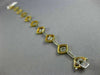 ESTATE WIDE 1.80CT DIAMOND 18KT 2 TONE GOLD 3D MULTI SHAPE BY THE YARD BRACELET