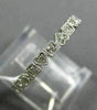 ESTATE .19CT DIAMOND 14K WHITE GOLD FILIGREE SQUARE HEART SHAPE ANNIVERSARY RING