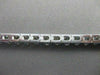 ESTATE 7.30CTW DIAMOND 14KT WHITE GOLD SQUARE LINE TENNIS BRACELET 7.50" #21554