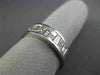 ESTATE 1.40CT DIAMOND 14KT WHITE GOLD 3D CHANNEL WEDDING ANNIVERSARY RING 6mm