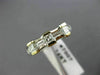 ESTATE WIDE .85CT DIAMOND 14KT TWO TONE GOLD WEDDING ANNIVERSARY LOVE RING #7007