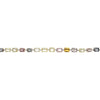 LARGE 34.92CT DIAMOND & AAA MULTI COLOR SAPPHIRE 18K YELLOW GOLD TENNIS BRACELET