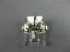 ESTATE .35CT DIAMOND PLATINUM ROUND & BAGUETTE SEMI MOUNT ENGAGEMENT RING #22410