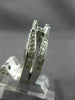 ESTATE 1.20CT DIAMOND 14K WHITE GOLD ROUND SEMI MOUNT ENGAGEMENT RING #11734
