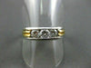ESTATE .90CT DIAMOND 14KT W&Y GOLD CHANEL SET ANNIVERSARY /WEDDING RING #1317
