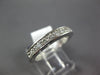 ESTATE .40CT DIAMOND 14KT WHITE GOLD CHANNEL 3mm SEMI ETERNITY ANNIVERSARY RING
