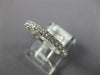 ESTATE .52CT DIAMOND 18KT WHITE GOLD 3D 2MM ROUND 3/4 ETERNITY ANNIVERSARY RING