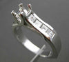 ESTATE 1.20CT DIAMOND 14KT WHITE GOLD LUCIDA SEMI MOUNT ENGAGEMENT RING #21144