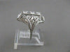 ANTIQUE .45CT OLD MINE DIAMOND PLATINUM 3 STONE FILIGREE ENGAGEMENT RING #20968