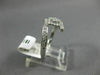 ESTATE WIDE .31CT DIAMOND 18KT WHITE GOLD 3D SQUARE FLOWER CRISS CROSS FUN RING