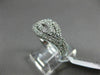 ESTATE WIDE 1.0CT ROUND DIAMOND 14KT WHITE GOLD 3D MULTI ROW INFINITY LOVE RING