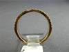 ESTATE .19CT DIAMOND 14KT ROSE GOLD CURVE SEMI ETERNITY WEDDING ANNIVERSARY RING
