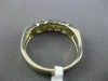 ESTATE .50CT DIAMOND 14KT WHITE GOLD 5 STONE SEMI BEZEL WEDDING ANNIVERSARY RING