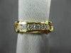 ESTATE .60CT DIAMOND 14KT YELLOW GOLD 3D SIX STONE ROUND ANNIVERSARY RING #5695
