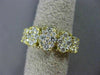 ESTATE WIDE 1.04CT DIAMOND 18KT YELLOW GOLD GRADUATING WEDDING ANNIVERSARY RING