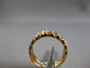 ESTATE .24CT DIAMOND 18KT TRI COLOR GOLD CLASSIC ROPE DESIGN STACKABLE FUN RING