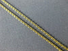 ESTATE .11CT DIAMOND WHITE & BLUE ENAMEL 18K YELLOW GOLD EVIL EYE LUCKY BRACELET