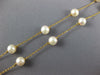 ESTATE AAA SOUTH SEA PEARL 14KT YELLOW GOLD 3D BY THE YARD NECKLACE #23899