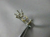 ESTATE .90CTW DIAMOND 18KT WHITE & YELLOW GOLD 3D SEMI MOUNT RING F/G VVS #21093