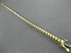 ESTATE LONG 3.10CT DIAMOND 14K YELLOW GOLD CLASSIC TENNIS BRACELET W/SAFETY LOCK