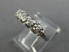 ESTATE .07CT OLD MINE DIAMOND 14KT WHITE GOLD FIVE STONE ANNIVERSARY RING #26203