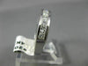 ESTATE 1.12CT DIAMOND 14KT WHITE GOLD 3D CHANNEL WEDDING ANNIVERSARY RING #20173