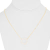 1.0CT DIAMOND 14K YELLOW GOLD 3D CLASSIC CIRCLE OF LIFE ADJUSTABLE LOVE NECKLACE