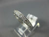 ESTATE .35CT DIAMOND 14KT WHITE GOLD ROUND HEART FILIGREE ANNIVERSARY RING #1208