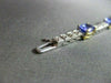 ESTATE 7.22CT DIAMOND & AAA TANZANITE 14KT WHITE & YELLOW GOLD BRACELET #17384