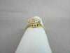 ESTATE .40CT MULTI CUT DIAMOND 14KT YELLOW GOLD FLOWER CLUSTER COCKTAIL RING