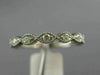 ESTATE .20CT DIAMOND 14KT WHITE GOLD 3D MARQUISE SHAPE FILIGREE ANNIVERSARY RING