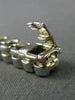 ESTATE 6.50CT ROUND DIAMOND 14K WHITE GOLD 3D SEMI BEZEL TENNIS BRACELET#20807