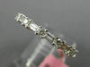 ESTATE 1.21CT ROUND & BAGUETTE DIAMOND 18KT WHITE GOLD ETERNITY ANNIVERSARY RING