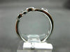 ESTATE WIDE .60CT DIAMOND 14KT WHITE GOLD SIX STONE CRISS CROSS ETOILE FUN RING