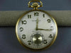ANTIQUE LARGE TIFFANY & CO. SWITZERLAND 18KT YELLOW GOLD 3D POCKET WATCH #26596