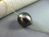 ESTATE LARGE.14CT DIAMOND 14K YELLOW GOLD MULTI COLOR PEARL BY THE YARD NECKLACE