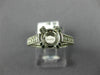 .84CT DIAMOND 14KT WHITE GOLD ROUND FISHTAIL SEMI MOUNT ENGAGEMENT RING #14248