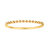 4.35CT DIAMOND AAA RUBY 14K YELLOW GOLD ROUND SEMI ETERNITY CUFF BANGLE BRACELET