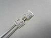 ESTATE 14KT W/Y GOLD .75CT PRINCESS DIAMOND STUD EARRINGS F-G VS SIMPLY THE BEST