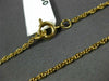 ESTATE 14KT YELLOW GOLD 3D CLASSIC ROPE CHAIN #26099