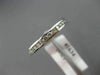 ESTATE .40CT DIAMOND 14KT WHITE GOLD SEMI ETERNITY CHANNEL ANNIVERSARY RING 1634