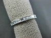 ESTATE .51CT BAGUETTE DIAMOND 18KT WHITE GOLD 3D SEMI ETERNITY ANNIVERSARY RING