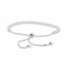 ESTATE 2.0CT DIAMOND 14KT WHITE GOLD 3D CLASSIC BOLO ADJUSTABLE TENNIS BRACELET