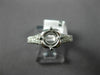 .45CT DIAMOND 14KT WHITE GOLD 3D 4 PRONG ROUND SEMI MOUNT ENGAGEMENT RING #17075