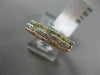 ESTATE .26CT DIAMOND 14KT WHITE YELLOW & ROSE GOLD 3D STACKABLE FLOWER RING BAND