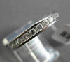ESTATE 1.15CT ROUND DIAMOND 14KT WHITE GOLD CLASSIC CHANNEL ETERNITY RING 3.5mm