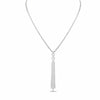 ESTATE 5.32CT DIAMOND 14KT WHITE GOLD CLASSIC TRIPLE LARIAT CHANDELIER NECKLACE